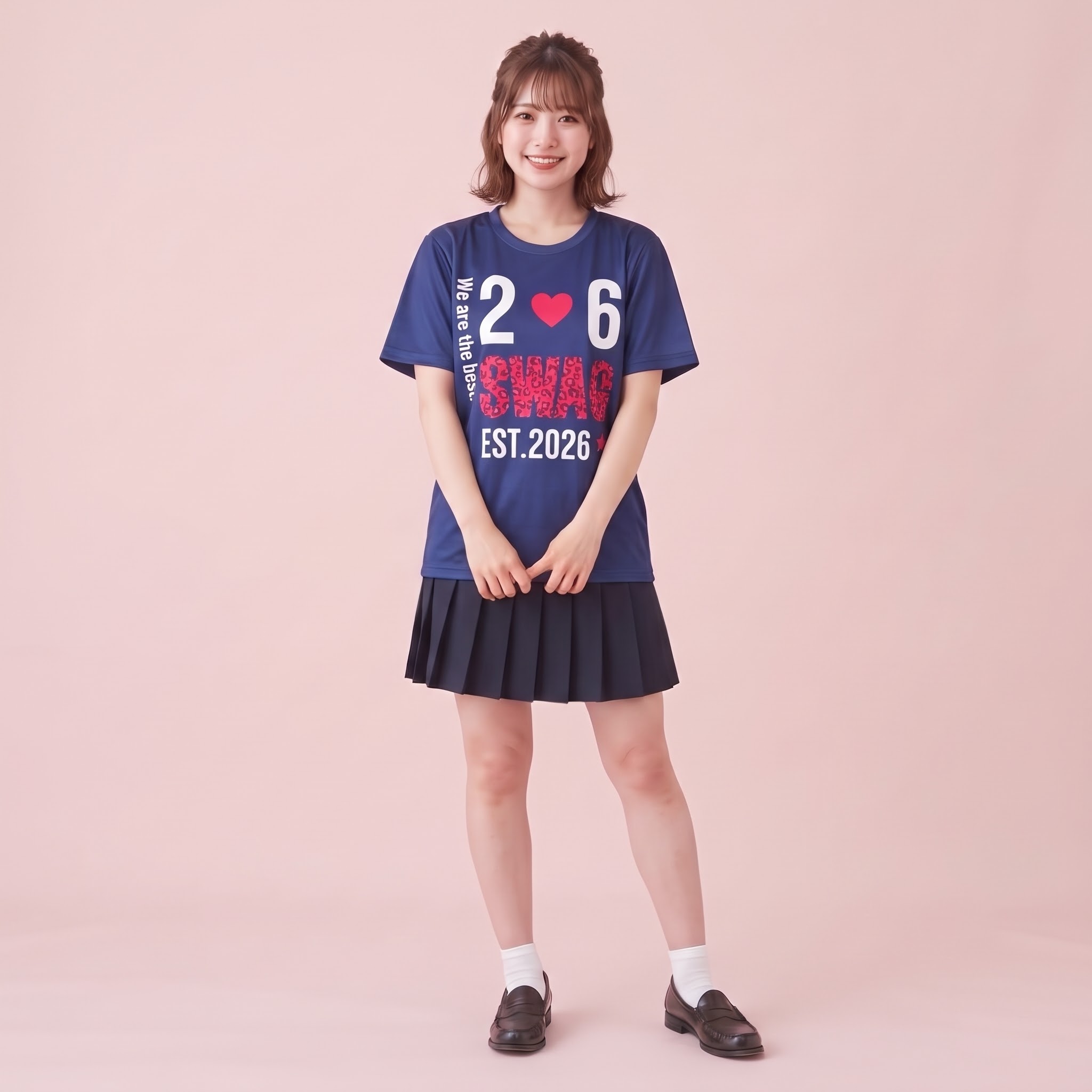 SWAGクラスT 豹柄デザイン着用例